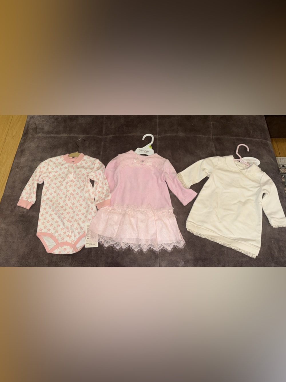 Bundle of baby girl clothing